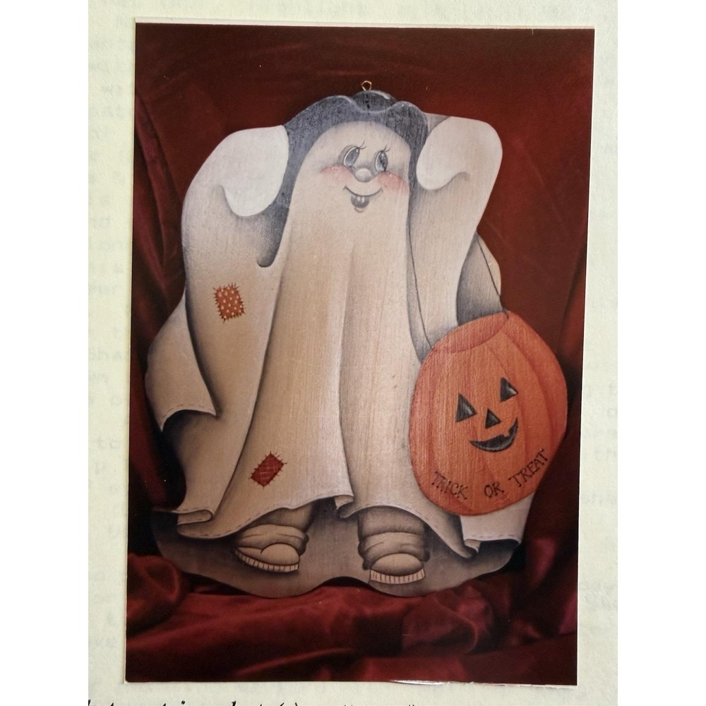BRENDA JANSEN Tole PAINTING PATTERN ~ Gaylord A. Ghost w‎ Pumpkin # 014W